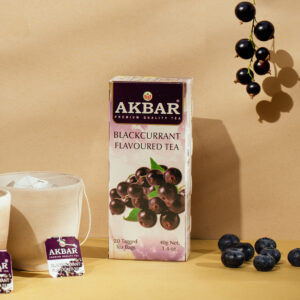 Akbar Blackcurrant Flavoured Tea - 20 Tea Bags