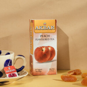 Akbar Peach Flavoured Tea - 20 Tea Bags