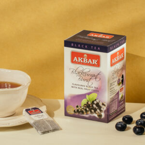 Akbar Blackcurrant Burst Flavoured Black Tea - 20 Tea Bags