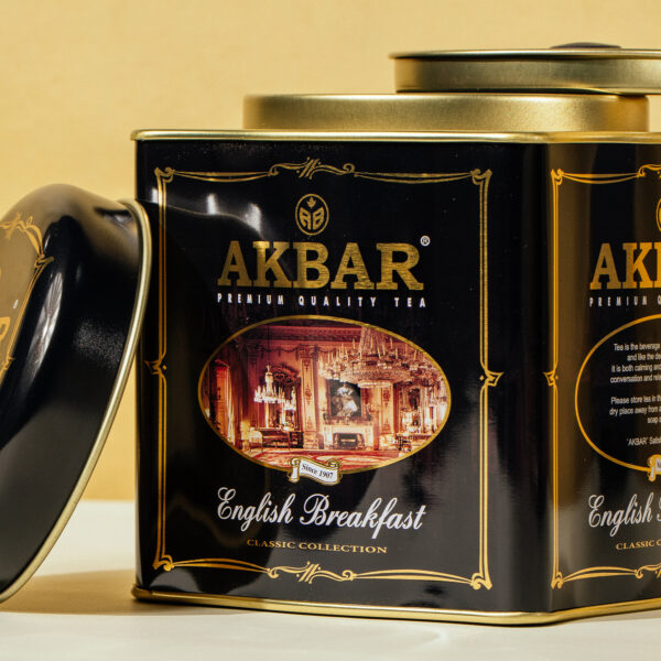 Akbar Classic English Breakfast Tin - 250g - Image 2