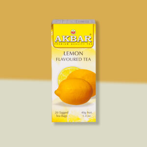 Akbar Lemon Flavoured Tea - 20 Tea Bags