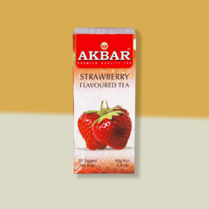 Akbar Strawberry Flavoured Tea - 20 Tea Bags