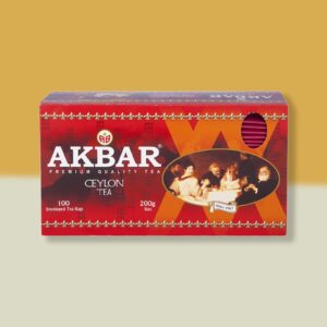 Akbar Classic English Breakfast Tea - 100 Paper Envelope Tea Bags
