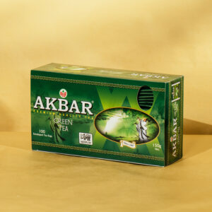 Akbar Green Tea - 100 Paper Envelope Tea Bags