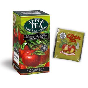 Apple - Luxury foil envelope tea bags dispenser cartons 30 tea bags - Flavored Black Teas