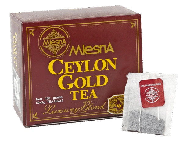 Ceylon Gold - String and tag cartons 50 tea bags - Black Teas