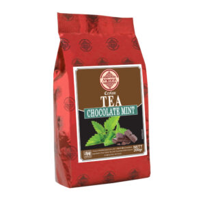 Chocolate Mint - Leaf teas - triple laminate bags 200g - Flavored Black Teas