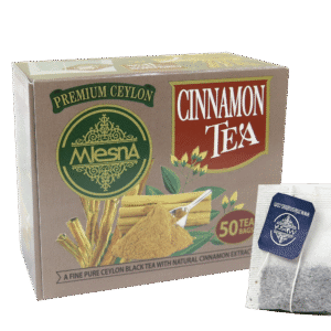 Cinnamon - String and tag cartons 50 tea bags - Flavored Black Teas