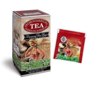 Darjeeling - Luxury foil envelope tea bags dispenser cartons 30 tea bags - Black Teas