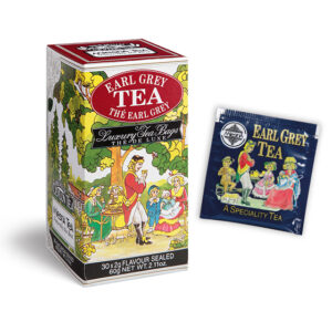 Earl Grey - Luxury foil envelope tea bags dispenser cartons 30 tea bags - Flavored Black Teas
