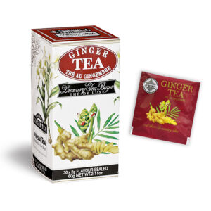 Ginger - Luxury foil envelope tea bags dispenser cartons 30 tea bags - Flavored Black Teas