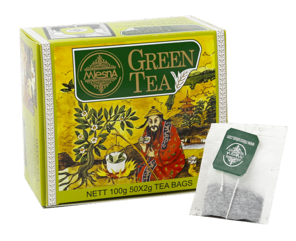 Green Tea - String and tag cartons 50 tea bags - Green Teas