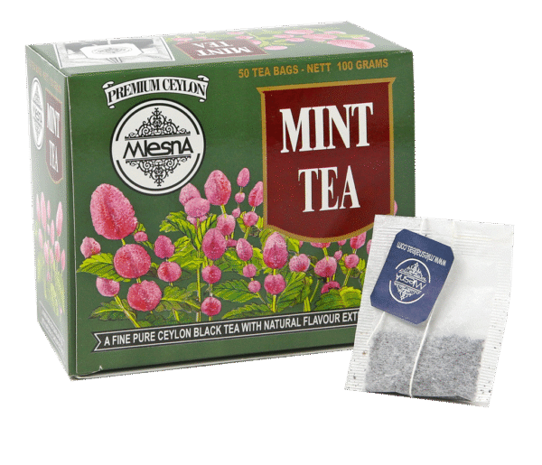 Mint - String and tag cartons 50 tea bags - Flavored Black Teas