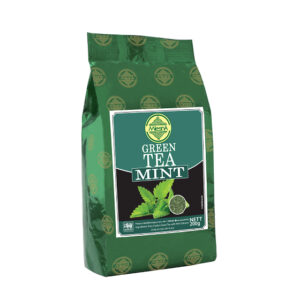 Mint Green - Leaf teas - triple laminate bags 200g - Flavored Green Teas