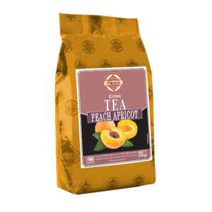 Peach Apricot - Leaf teas - triple laminate bags 200g - Flavored Black Teas