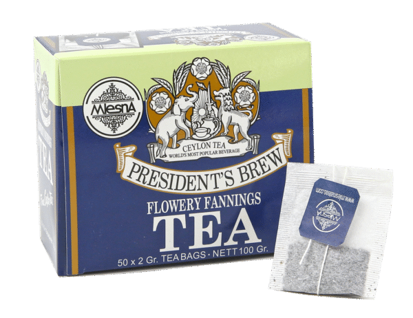 President’s Brew - String and tag cartons 50 tea bags - Black Teas
