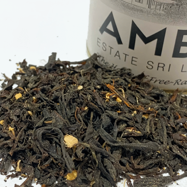 black tea, Uva, breakfast tea, ginger, spiced, organic, Ceylon, foil bag, artisanal, flavored tea