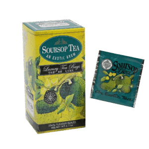Soursop Green - Luxury foil envelope tea bags dispenser cartons 30 tea bags - Flavored Green Teas