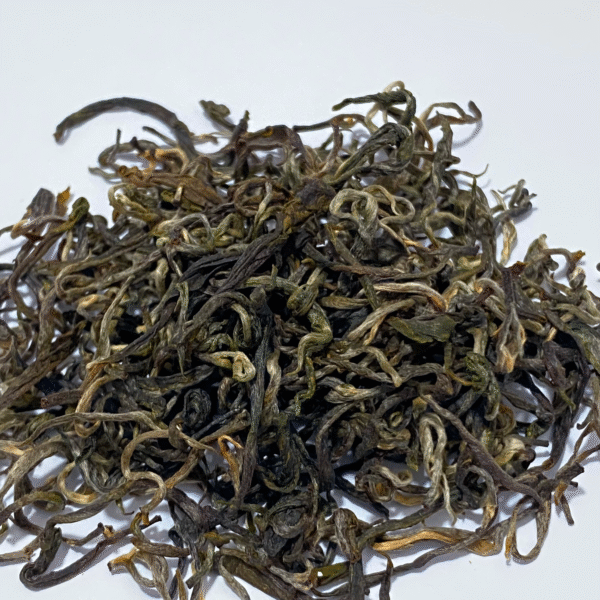 green tea, slow withered, pan fired, nutty, vegetal, floral, unique, Ceylon, foil bag, artisanal, handmade