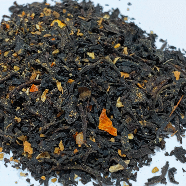 black tea, Uva, spiced, 7 spices, cinnamon, cloves, coriander, fennel, ginger, pepper, chilli, organic, Ceylon, foil bag, artisanal