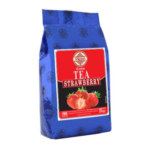 Strawberry - Leaf teas - triple laminate bags 200g - Flavored Black Teas