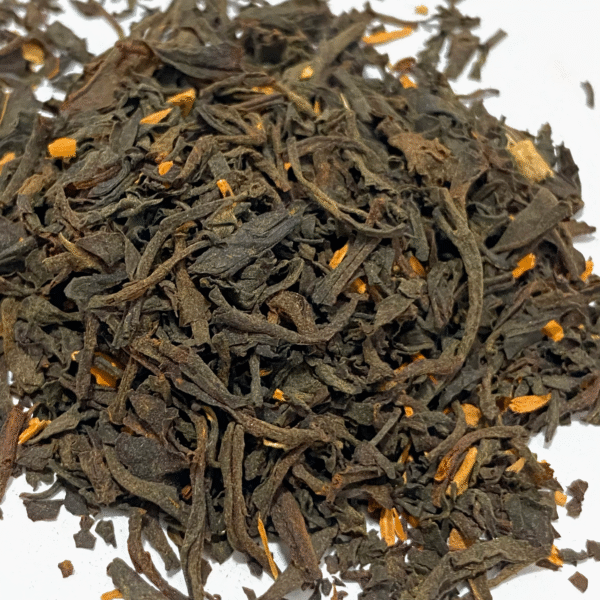 black tea, chai, sweet, non-spicy, cinnamon, cloves, ginger, organic, Ceylon, foil bag, artisanal, flavored tea