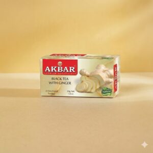Akbar Black Tea with Ginger - 25 Tea Bags